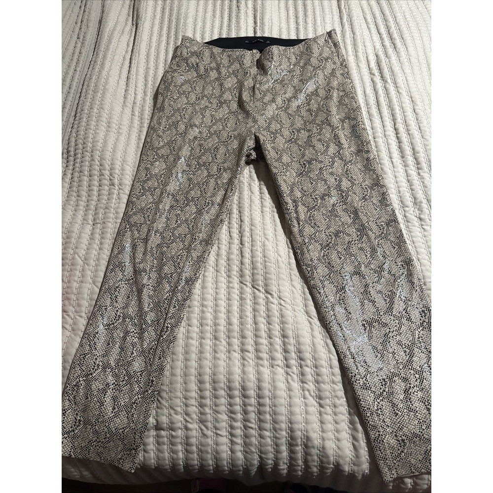 Zara Women's Snake Print Skinny Legging Pant. Size XL